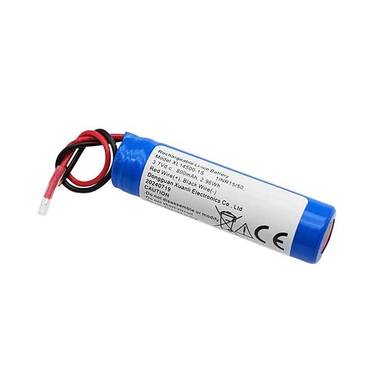 3,7 V 800 mAh 14500