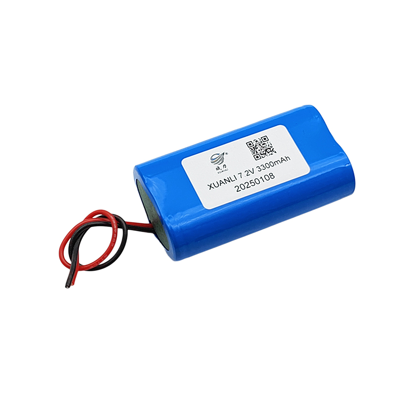 7.2V cylindrical lithium battery 